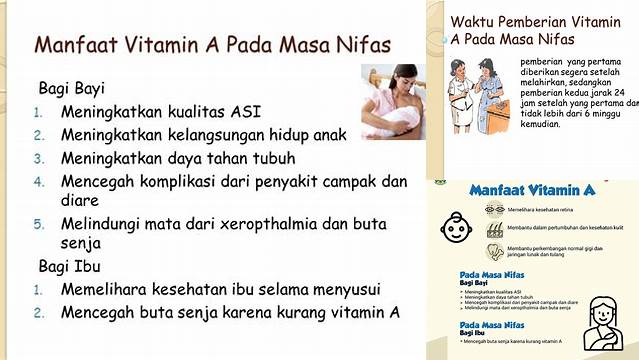 9 Manfaat manfaat vitamin a untuk ibu nifas Pulihkan Kesehatan Lebih Cepat