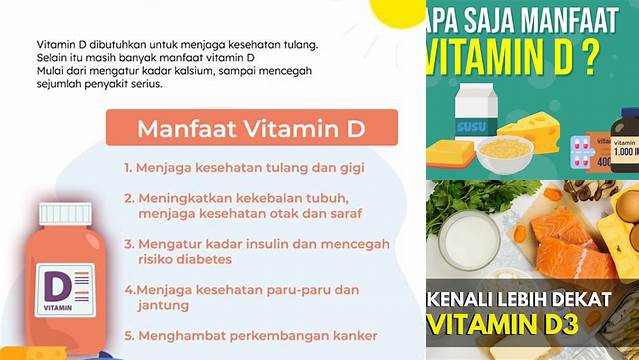 Temukan 12 Manfaat Vitamin D3 yang Jarang Diketahui dan Penting untuk Anda Ketahui