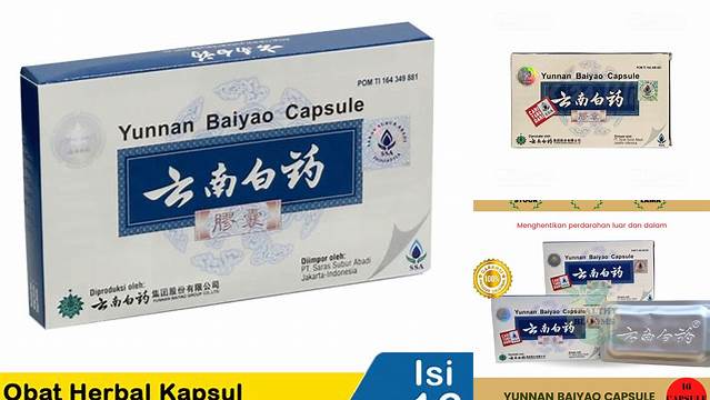 Temukan 10 Manfaat Yunnan Baiyao Capsule yang Jarang Diketahui