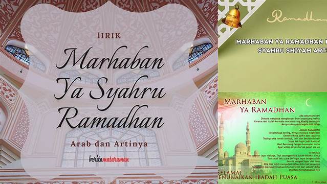 Ketahui 9 Hal Penting tentang marhaban ya syahru ramadhan artinya dan Maknanya di Idul Fitri