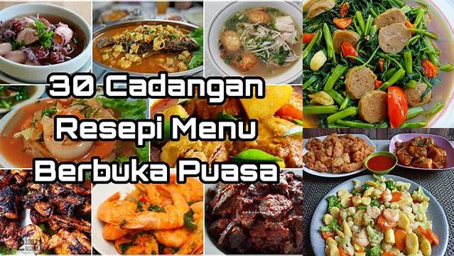 Masakan Menu Buka Puasa