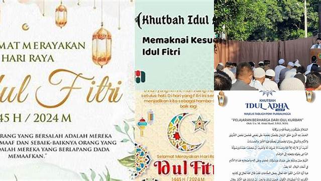 Materi Khutbah Idul Adha 2024