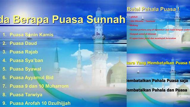 Materi Tentang Puasa Ramadhan
