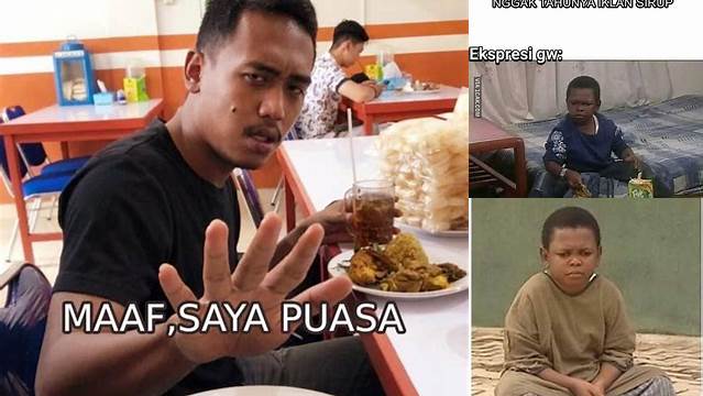 Meme Lucu Puasa