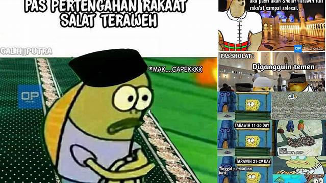 Meme Sholat Tarawih