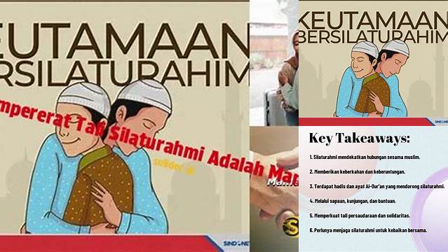 Temukan Manfaat Mempererat Tali Silaturahmi yang Jarang Diketahui