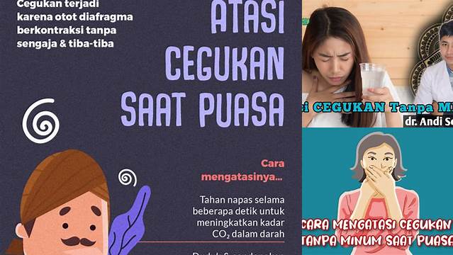 Mengatasi Cegukan Saat Puasa