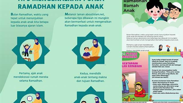 10 Hal Penting tentang mengenalkan ramadhan pada anak agar siap sambut idul fitri