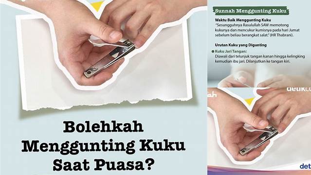 Menggunting Kuku Saat Puasa