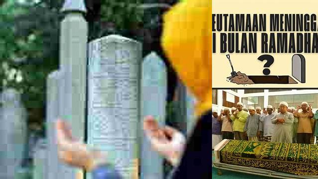 Meninggal Di Bulan Puasa