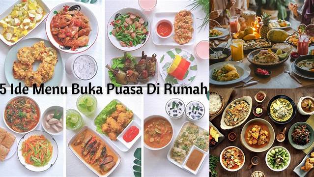 Menu Buka Puasa Di Rumah