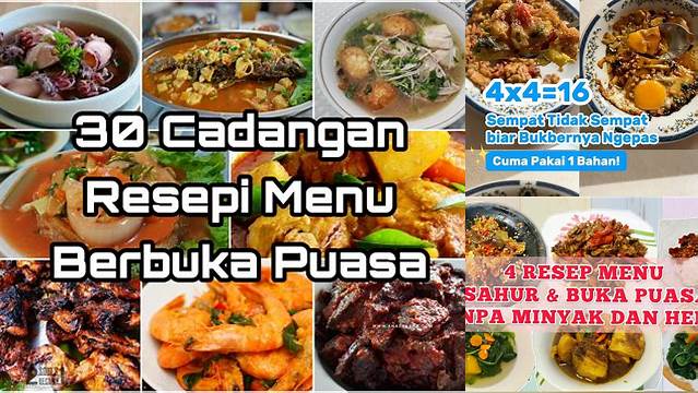 Menu Buka Puasa Tanpa Ribet