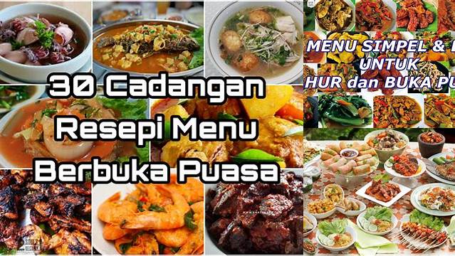 Menu Masakan Bulan Puasa