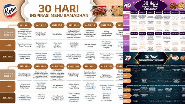 Menu Puasa 30 Hari