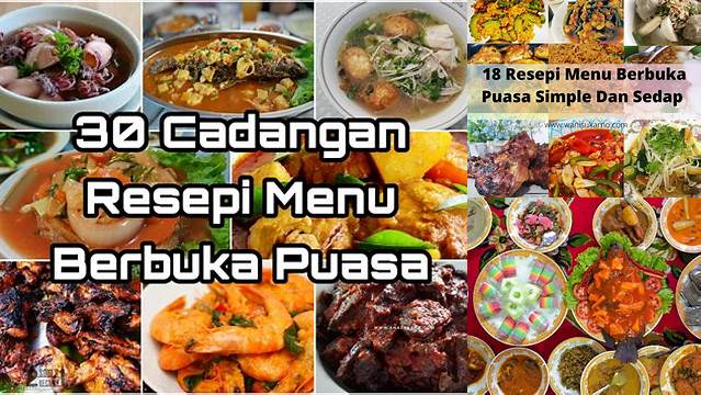 Menu Untuk Berbuka Puasa