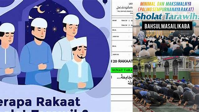 Minimal Rakaat Tarawih