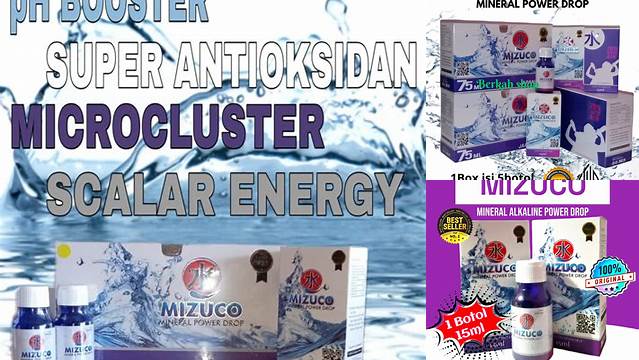 Ungkap Manfaat Mizuco Mineral Power Drop yang Jarang Diketahui