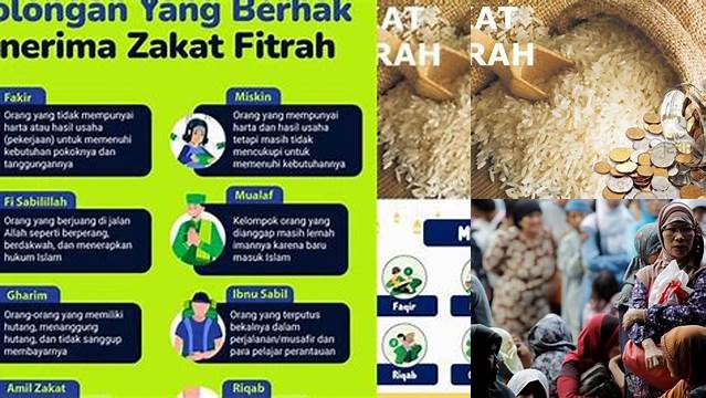 Mustahik Yang Menerima Zakat Fitrah Adalah