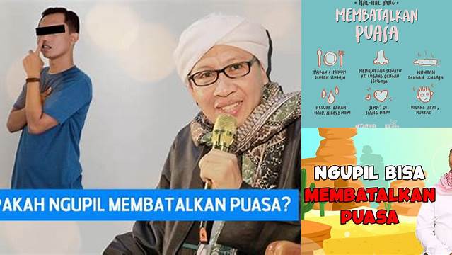 Ngupil Membatalkan Puasa