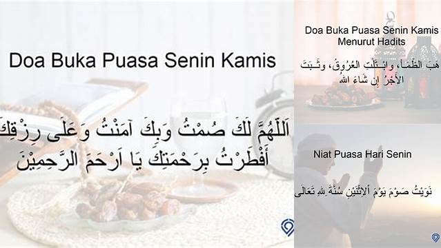 Niat Berbuka Puasa Kamis