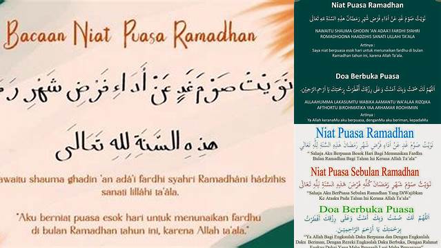 Ketahui 9 Hal Penting tentang niat doa sahur puasa ramadhan untuk Idul Fitri Berkah