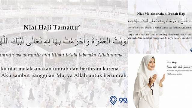 Niat Haji Dan Artinya