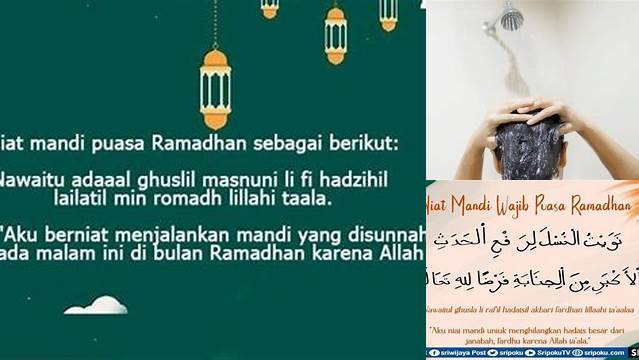 Niat Keramas Puasa Ramadhan