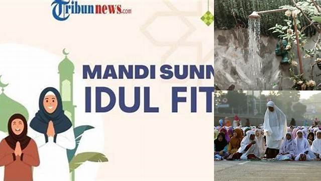 Niat Mandi Idul Fitri