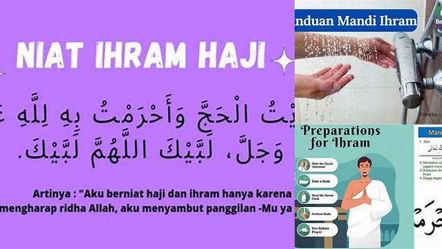 Niat Mandi Ihram Umrah