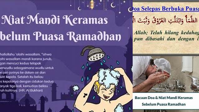 Niat Mandi Keramas Sebelum Puasa Qadha
