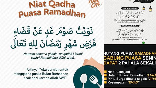 Niat Membayar Utang Puasa Ramadhan