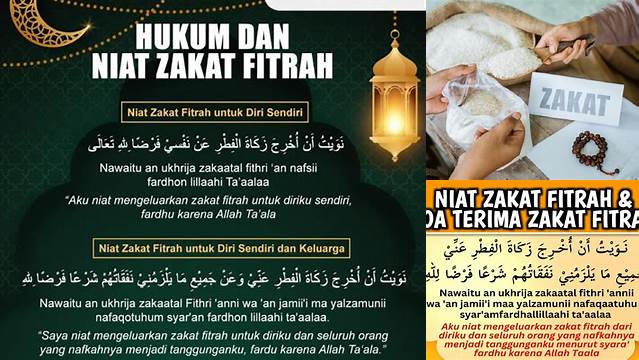 Niat Membayar Zakat