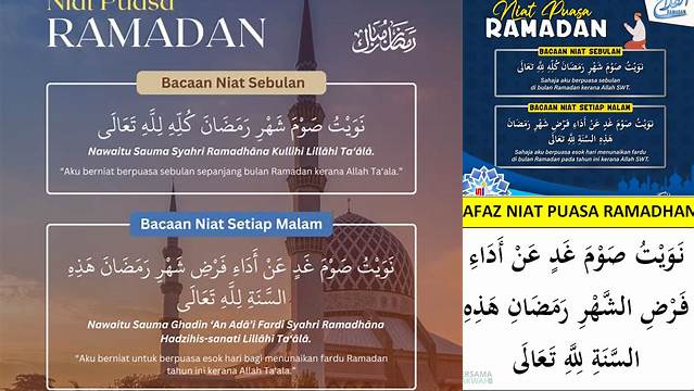 Niat Niat Puasa