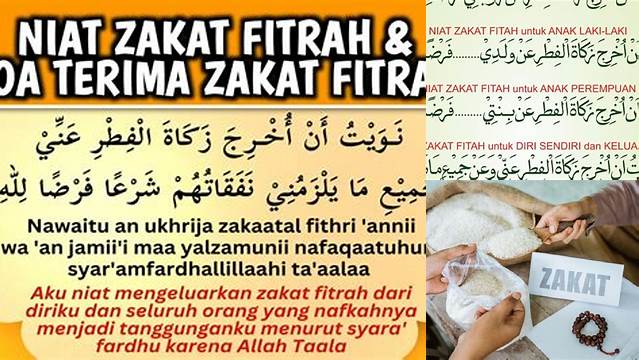 Niat Penerima Zakat