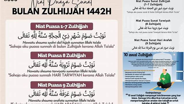 Niat Puasa 10 Zulhijah