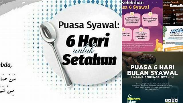 Niat Puasa Di Bulan Syawal