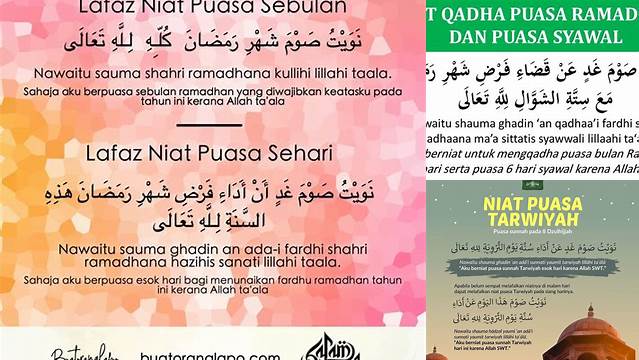 Niat Puasa Qadha Di Bulan Haji