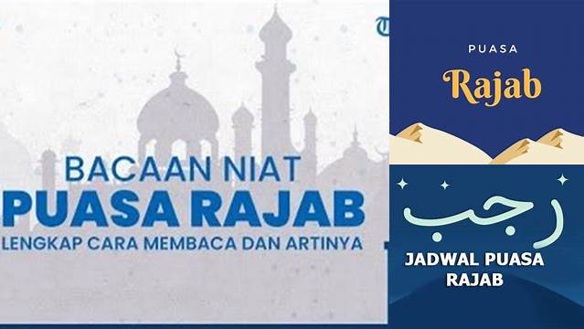 Niat Puasa Rajab Hari Ke 5