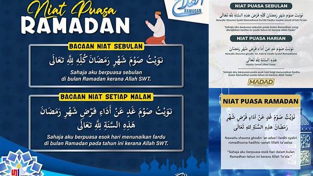 Niat Puasa Ramadhan Hari Ini