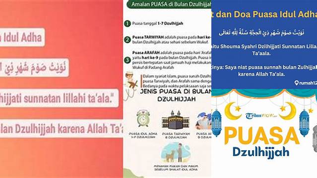 Niat Puasa Sebelum Shalat Idul Adha