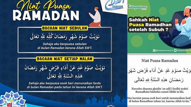 Niat Puasa Setelah Subuh