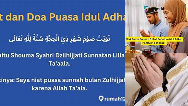 Niat Puasa Sunnah Idul Adha