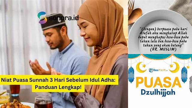 Niat Puasa Sunnah Sebelum Idul Adha