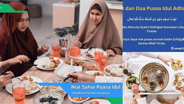 Niat Sahur Puasa Idul Adha