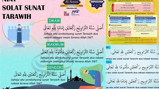 9 Hal Penting tentang niat sembahyang tarawih untuk Idul Fitri Sempurna