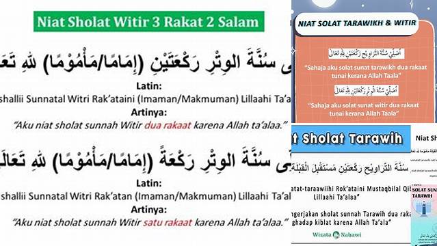 Temukan 9 Hal Penting tentang niat tarawih 2 rakaat saat idul fitri agar sempurna