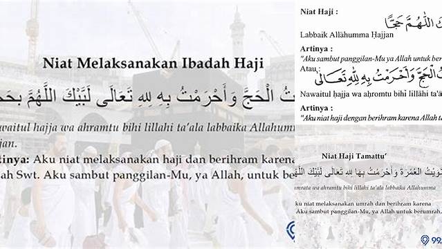 Niat Umroh Dan Haji