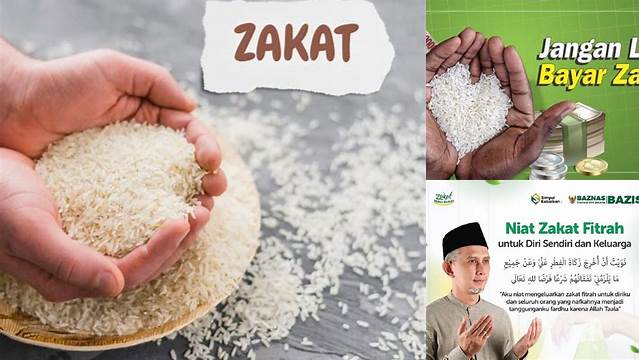 Niat Zakat Diri Sendiri