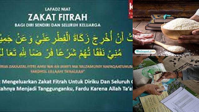 Niat Zakat Fitrah Untuk Keluarga