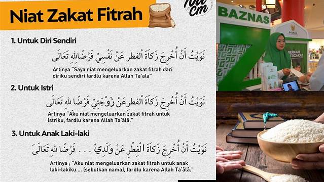 Niat Zakat Fitrah Untuk Orang Lain